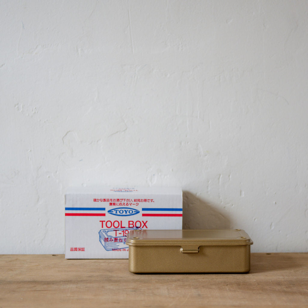 Toyo Steel Component Box Large Gold T-190 – Miss Arthur