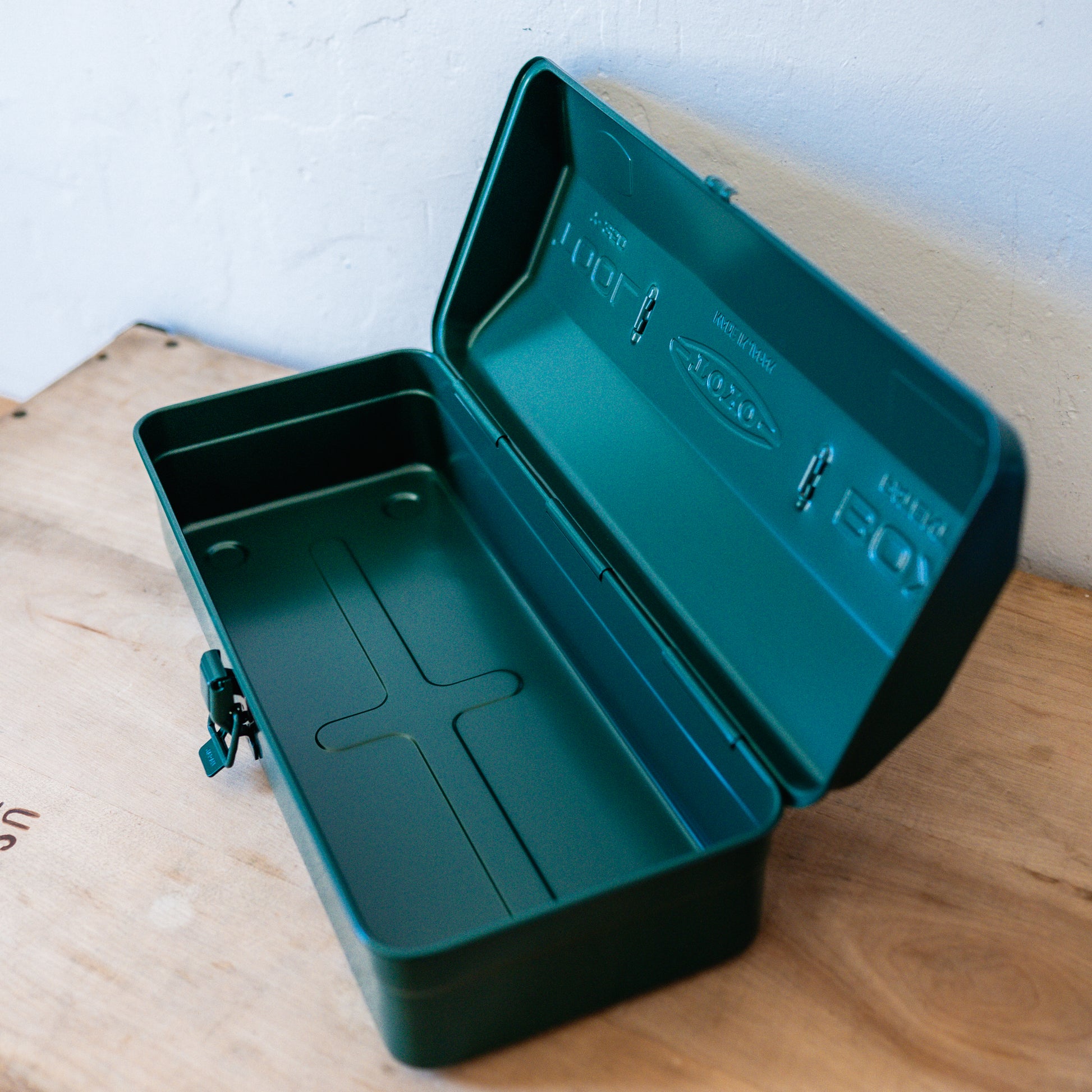 Toyo Steel Camber-Top Toolbox Antique Green Y-350 | Toyo | Miss Arthur | Home Goods | Tasmania
