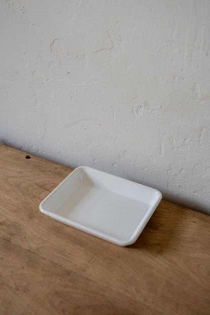 White Enamel Baking Tray Mini | Noda Horo | Miss Arthur | Home Goods | Tasmania