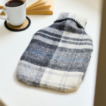 Tweedmill Textiles Hot Water Bottle Cover Cottage Grey | Tweedmill Textiles | Miss Arthur | Home Goods | Tasmania