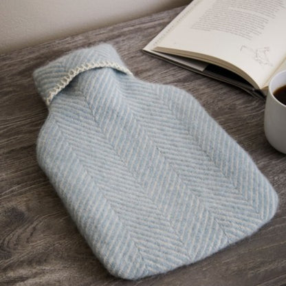 Tweedmill Textiles Hot Water Bottle Cover Duck Egg | Tweedmill Textiles | Miss Arthur | Home Goods | Tasmania