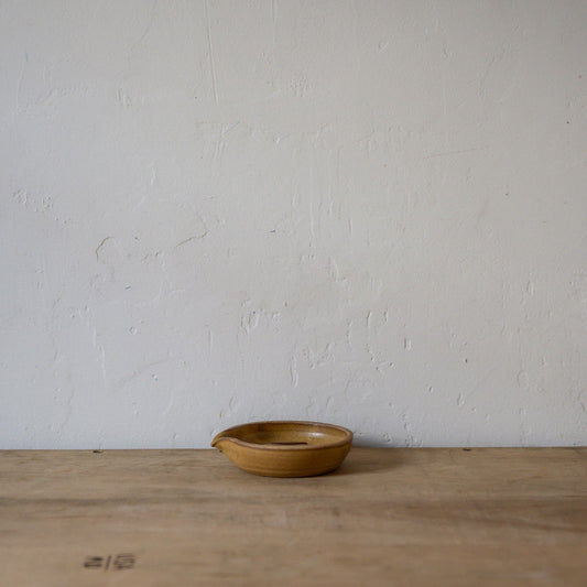 Pottery Soap Dish with Spout Honey | Artisanal Goods | Miss Arthur | Home Goods | Tasmania