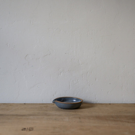 Pottery Soap Dish with Spout Blue | Artisanal Goods | Miss Arthur | Home Goods | Tasmania