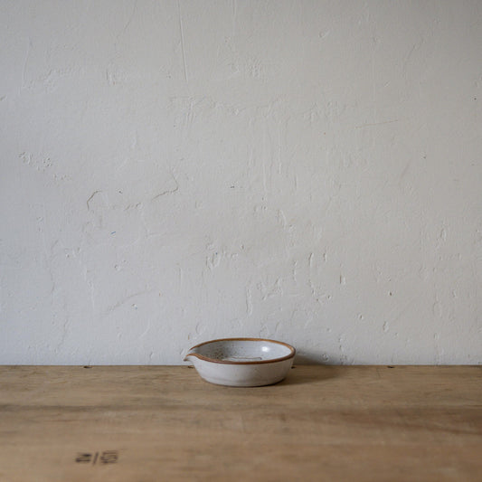 Pottery Soap Dish with Spout Speckled | Artisanal Goods | Miss Arthur | Home Goods | Tasmania