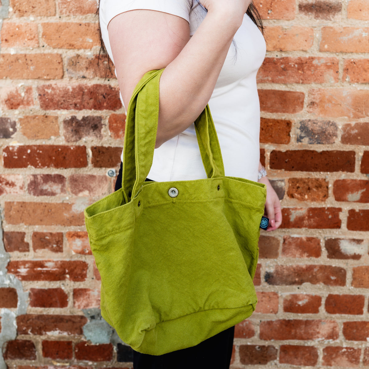 V.D.L.C Boat Shape Tote Bag Medium VC-7M Matcha