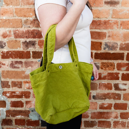 V.D.L.C Boat Shape Tote Bag Medium VC-7M Matcha