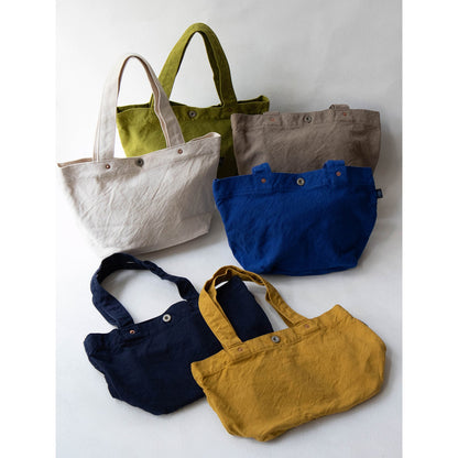 V.D.L.C Boat Shape Tote Bag Large VC-7L Mustard