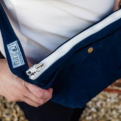 V.D.L.C Compact Shoulder Bag VC-47 Dark Blue