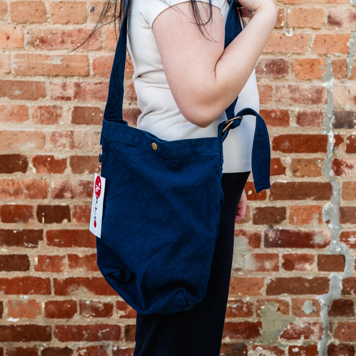 V.D.L.C Double Ring Shoulder Bag VC-20 Dark Blue