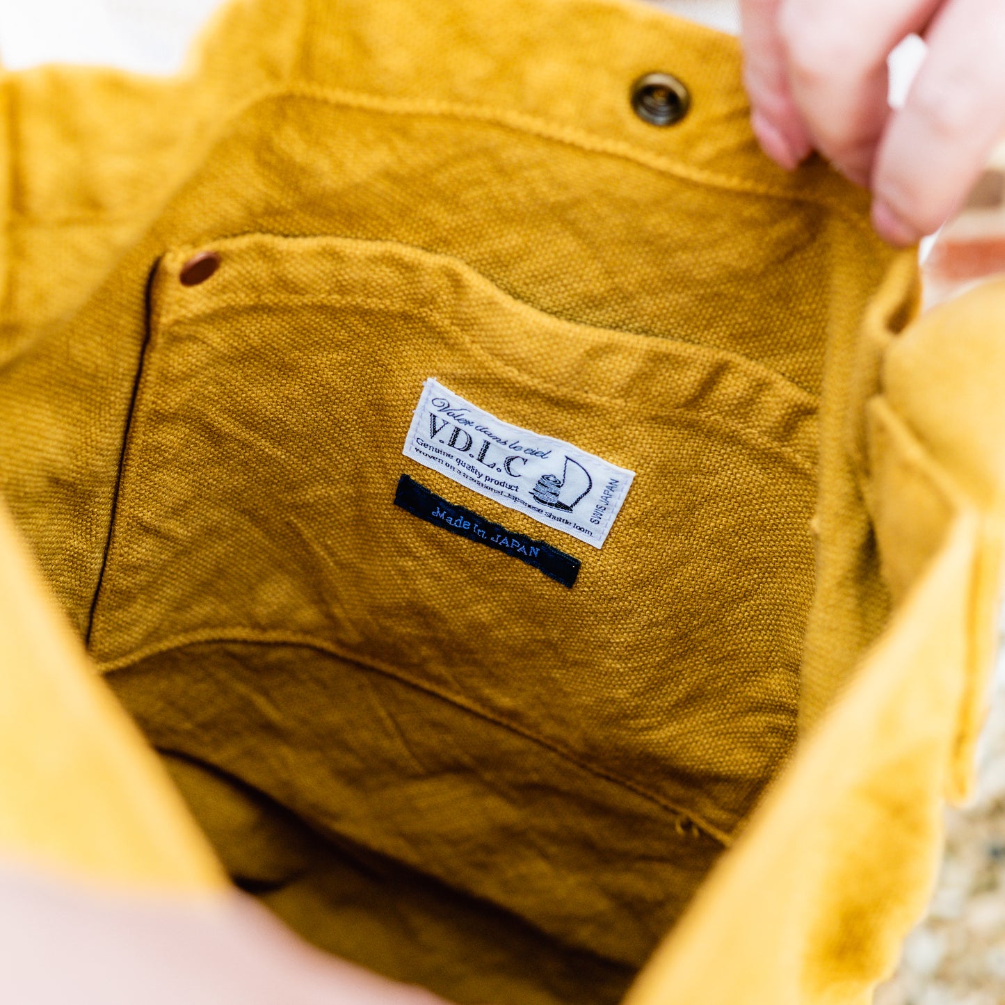 V.D.L.C Double Ring Shoulder Bag VC-20 Mustard