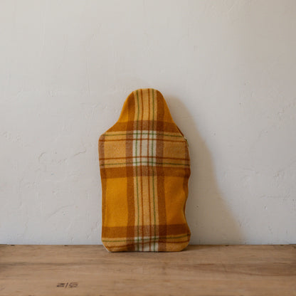 Vintage Wool Blanket Hot Water Bottle Cover Yellow Brown | Miss Arthur | Miss Arthur | Home Goods | Tasmania