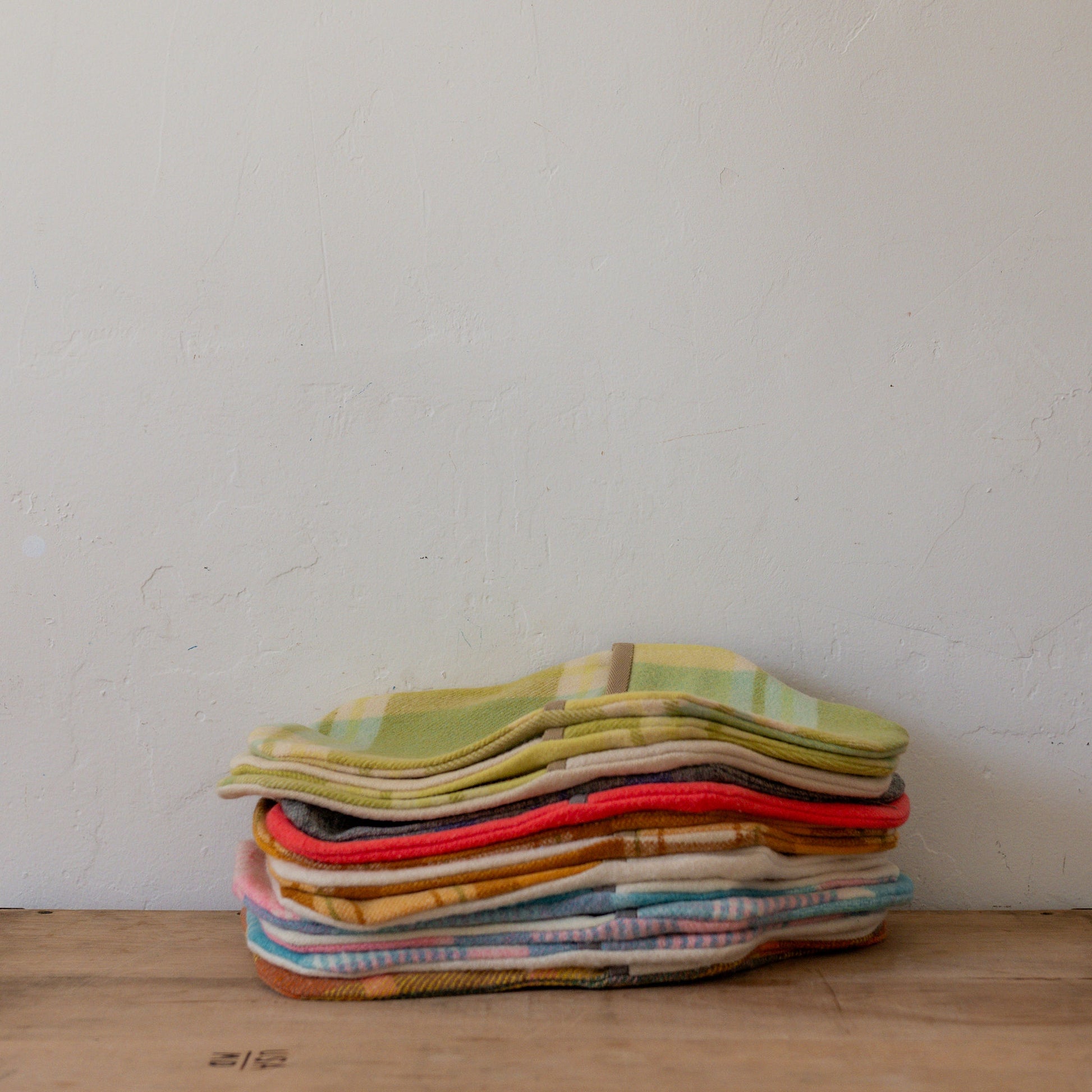 Vintage Wool Blanket Hot Water Bottle Cover Coral Tartan | Miss Arthur | Miss Arthur | Home Goods | Tasmania