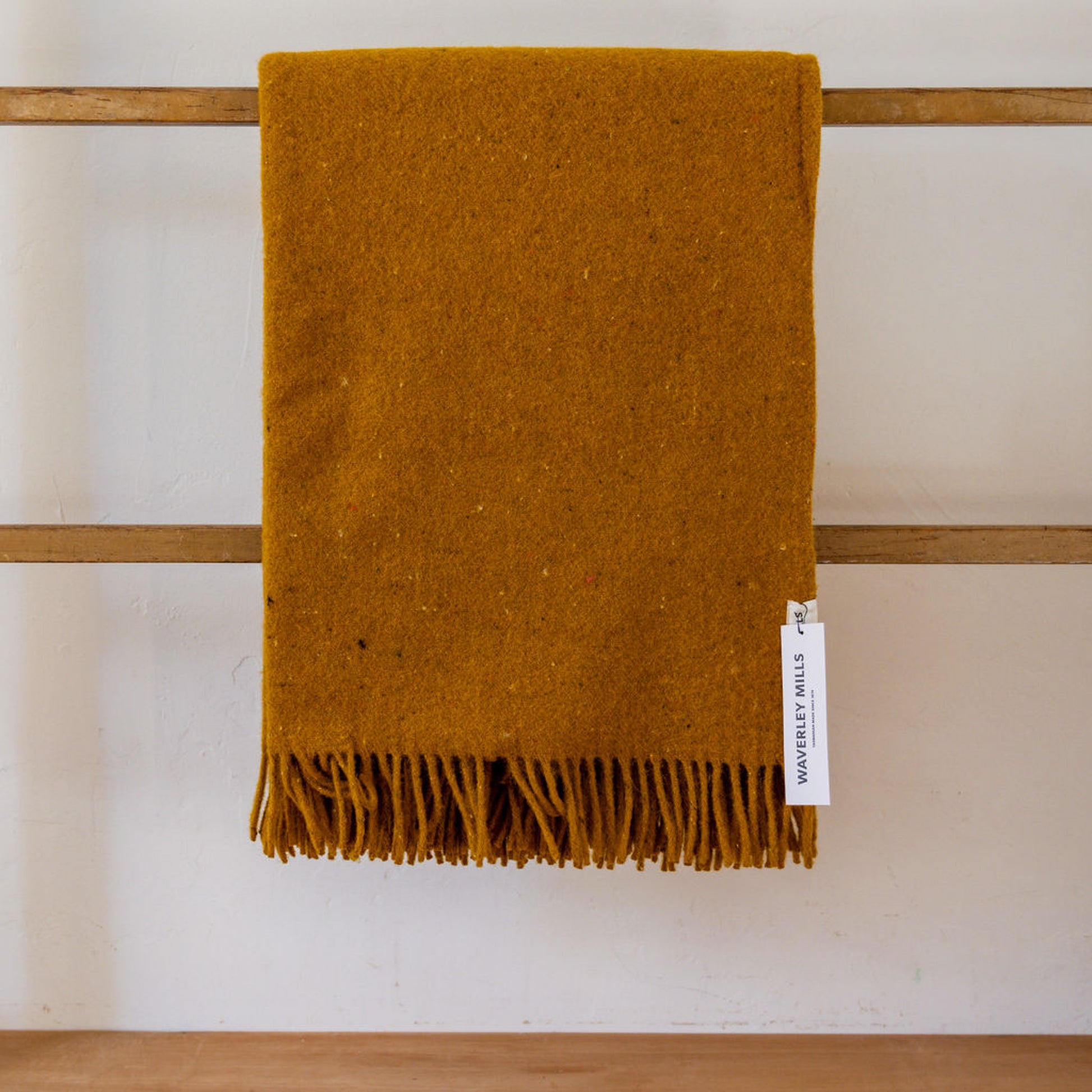 Waverley Mills Classic Throw Gold | Waverley Mills | Miss Arthur | Home Goods | Tasmania
