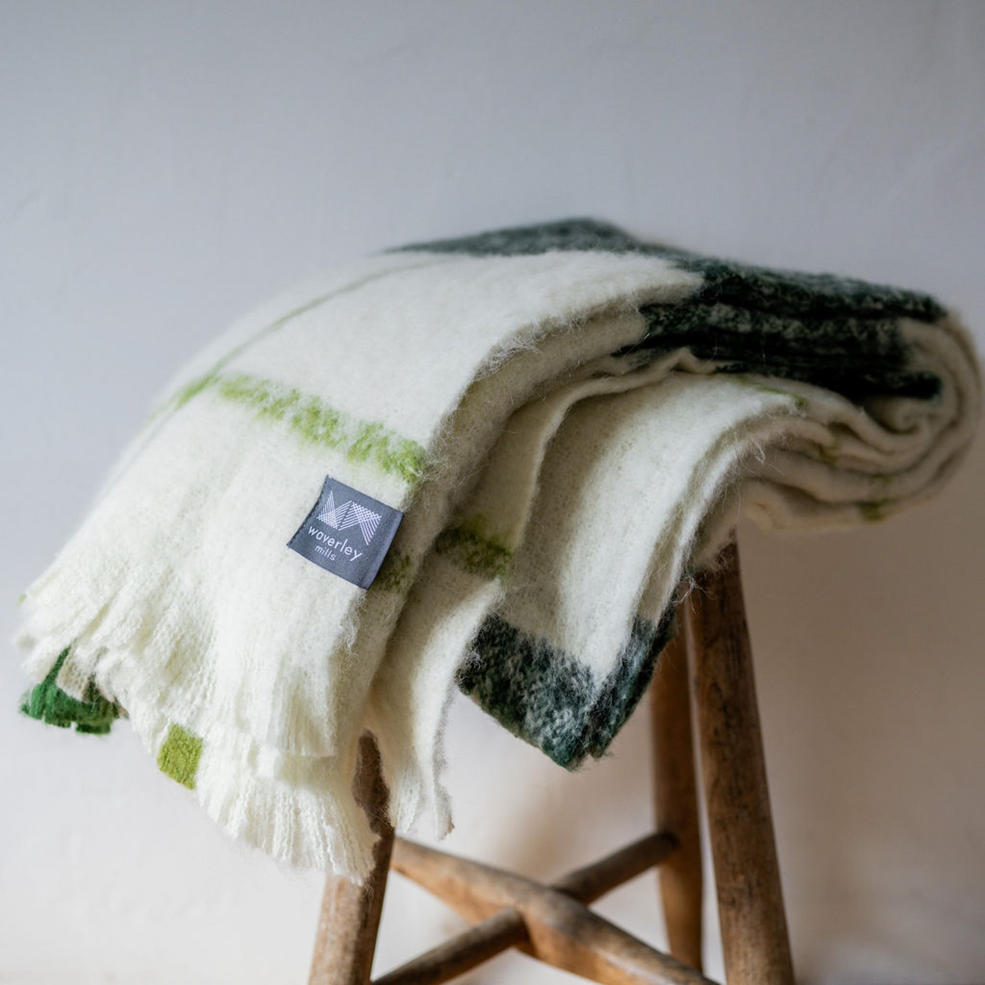 Waverley Mills Weave Throw Forest | Waverley Mills | Miss Arthur | Home Goods | Tasmania
