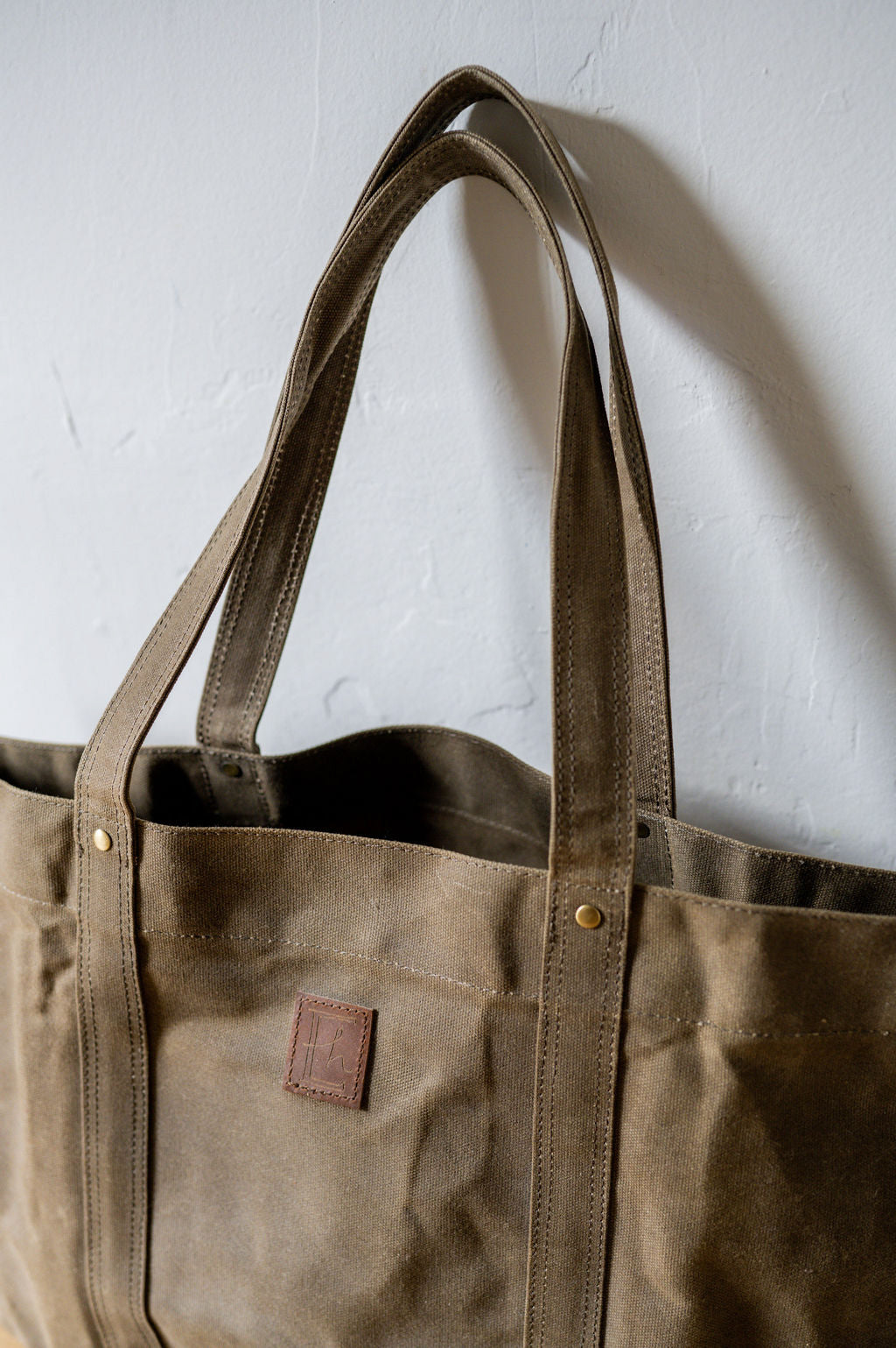 Waxed Canvas Carry All Bag – Miss Arthur - Main Image