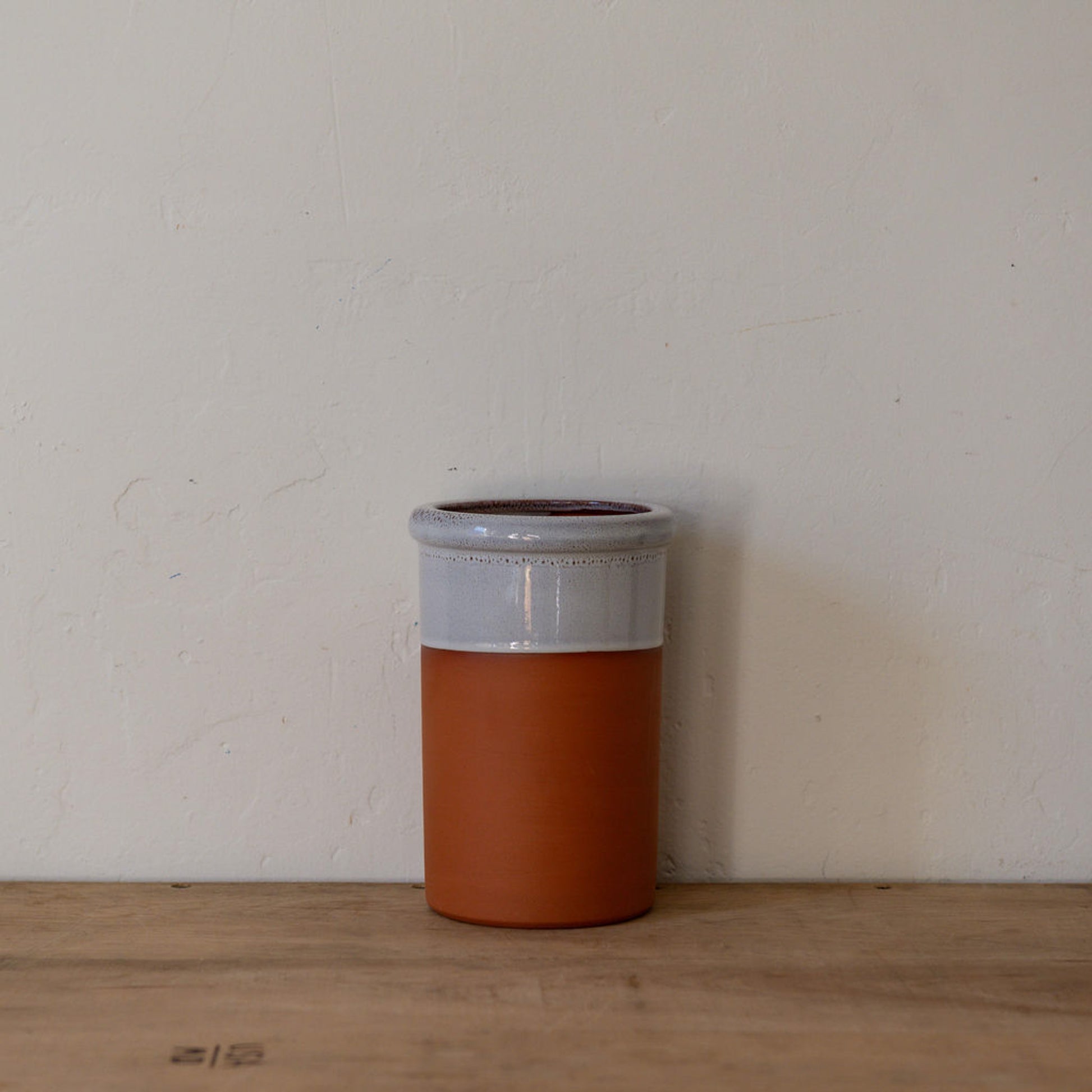 Weston Mill Pottery Utensil Jar Oyster Glaze | Weston Mill Pottery | Miss Arthur | Home Goods | Tasmania