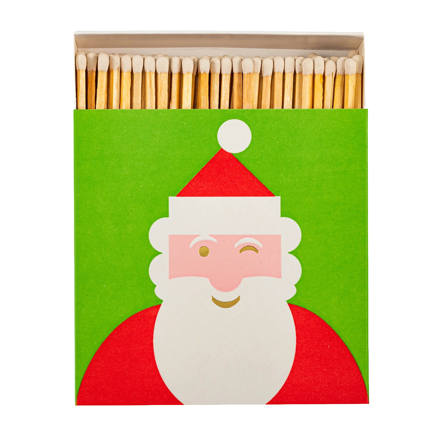 Archivist Luxury Matches Winking Santa by J. Falkner | Archivist | Miss Arthur | Home Goods | Tasmania