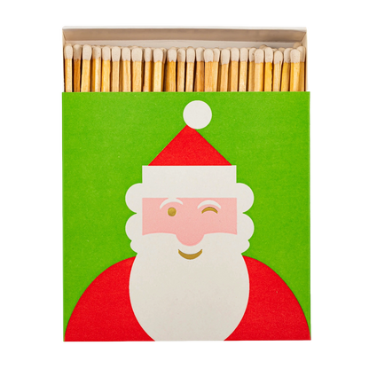 Archivist Luxury Matches Winking Santa by J. Falkner | Archivist | Miss Arthur | Home Goods | Tasmania