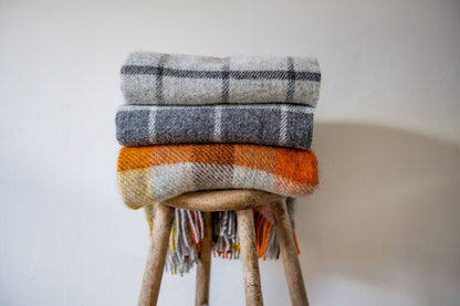Klippan Tartan Blanket Dark Grey | Klippan | Miss Arthur | Home Goods | Tasmania