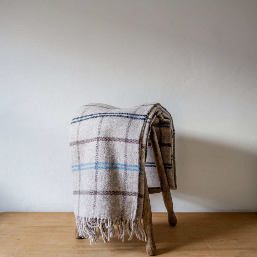 Klippan Tartan Blanket Beige | Klippan | Miss Arthur | Home Goods | Tasmania