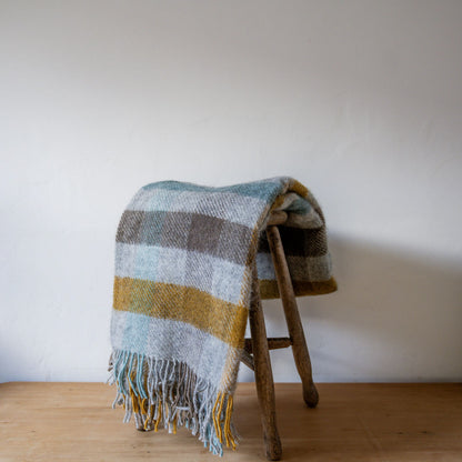 Klippan Gotland Multi Blanket Turquoise | Klippan | Miss Arthur | Home Goods | Tasmania