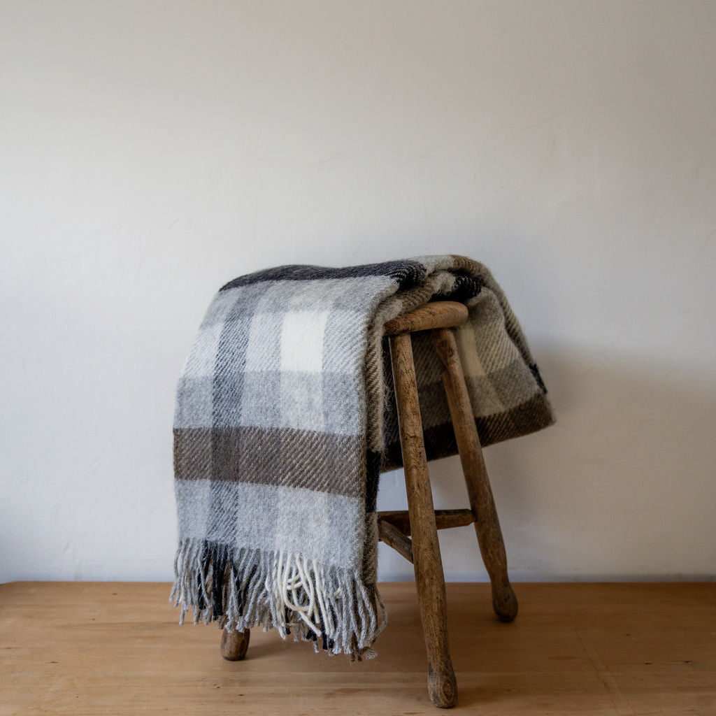 Klippan Gotland Multi Blanket Grey | Klippan | Miss Arthur | Home Goods | Tasmania