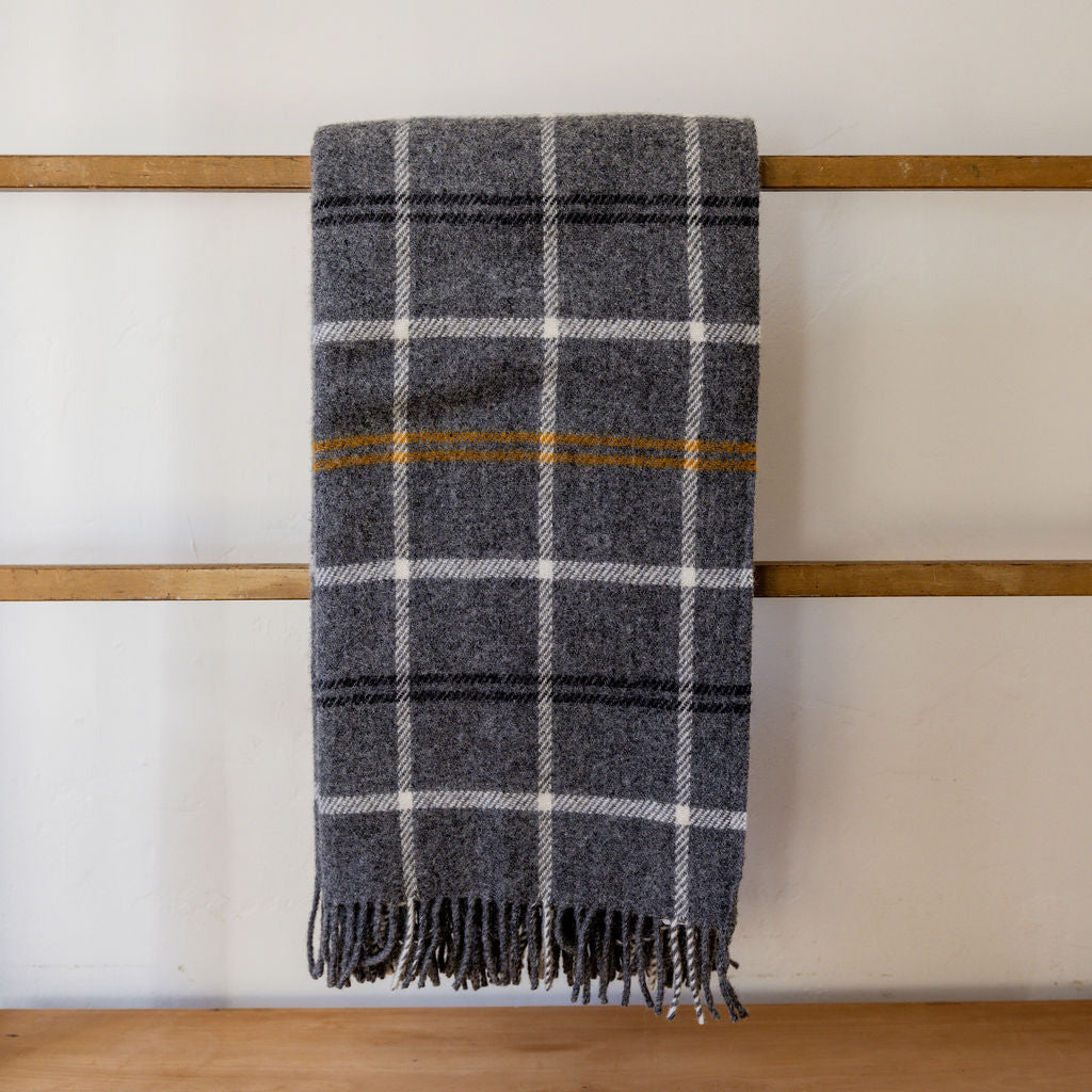 Klippan Tartan Blanket Dark Grey | Klippan | Miss Arthur | Home Goods | Tasmania