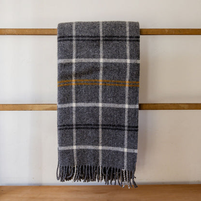 Klippan Tartan Blanket Dark Grey | Klippan | Miss Arthur | Home Goods | Tasmania