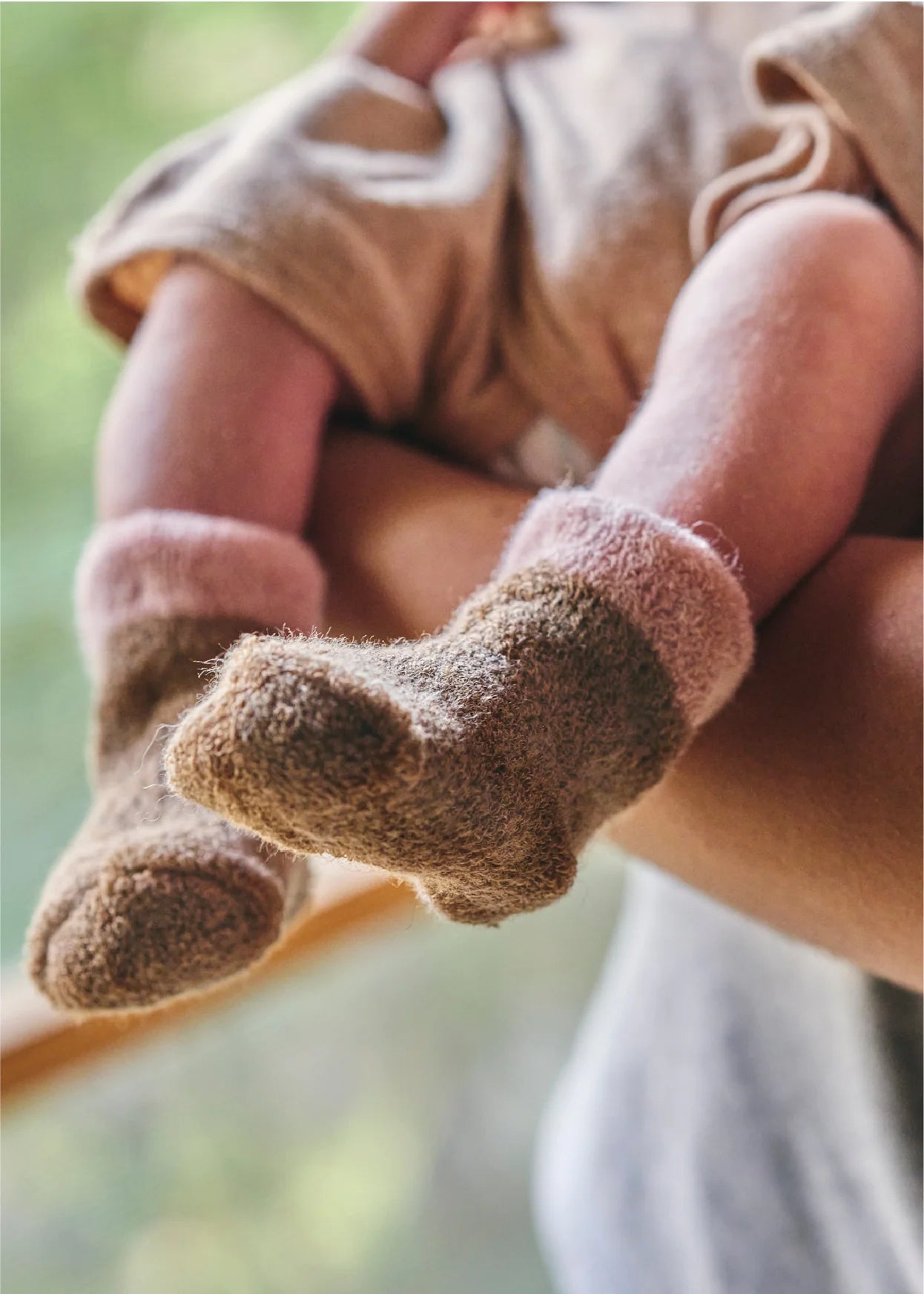 Yahae Organic Cotton Yak Pile Baby Socks Brown Medium | Yahae | Miss Arthur | Home Goods | Tasmania