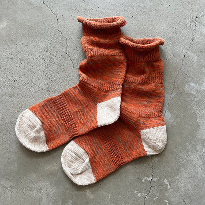 Yahae Organic Cotton Ploot Socks Orange Medium | Yahae | Miss Arthur | Home Goods | Tasmania