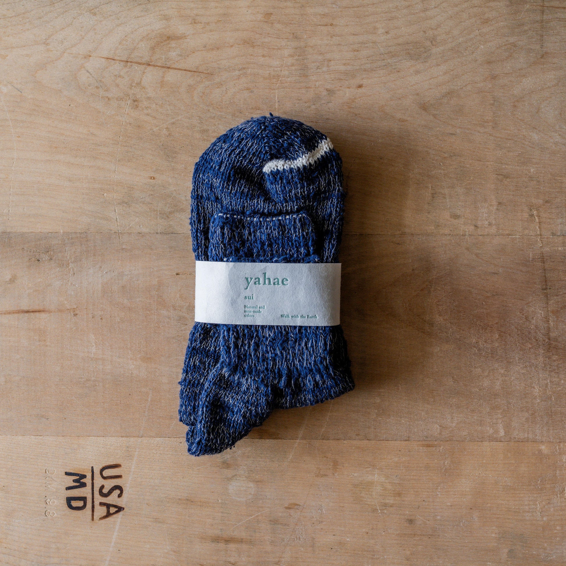 Yahae Garabou Organic Cotton Ankle Socks Navy Medium | Yahae | Miss Arthur | Home Goods | Tasmania
