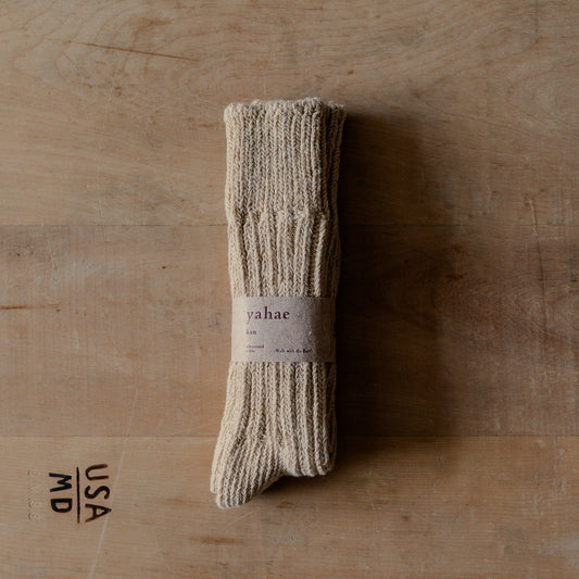 Yahae Organic Cotton Low Gauge Socks Green Small | Yahae | Miss Arthur | Home Goods | Tasmania