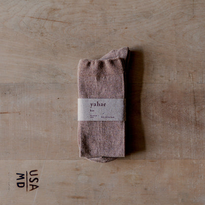 Yahae Organic Yak Knee Socks Brown Medium | Yahae | Miss Arthur | Home Goods | Tasmania