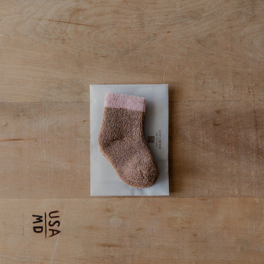 Yahae Organic Cotton Yak Pile Baby Socks Brown Small | Yahae | Miss Arthur | Home Goods | Tasmania