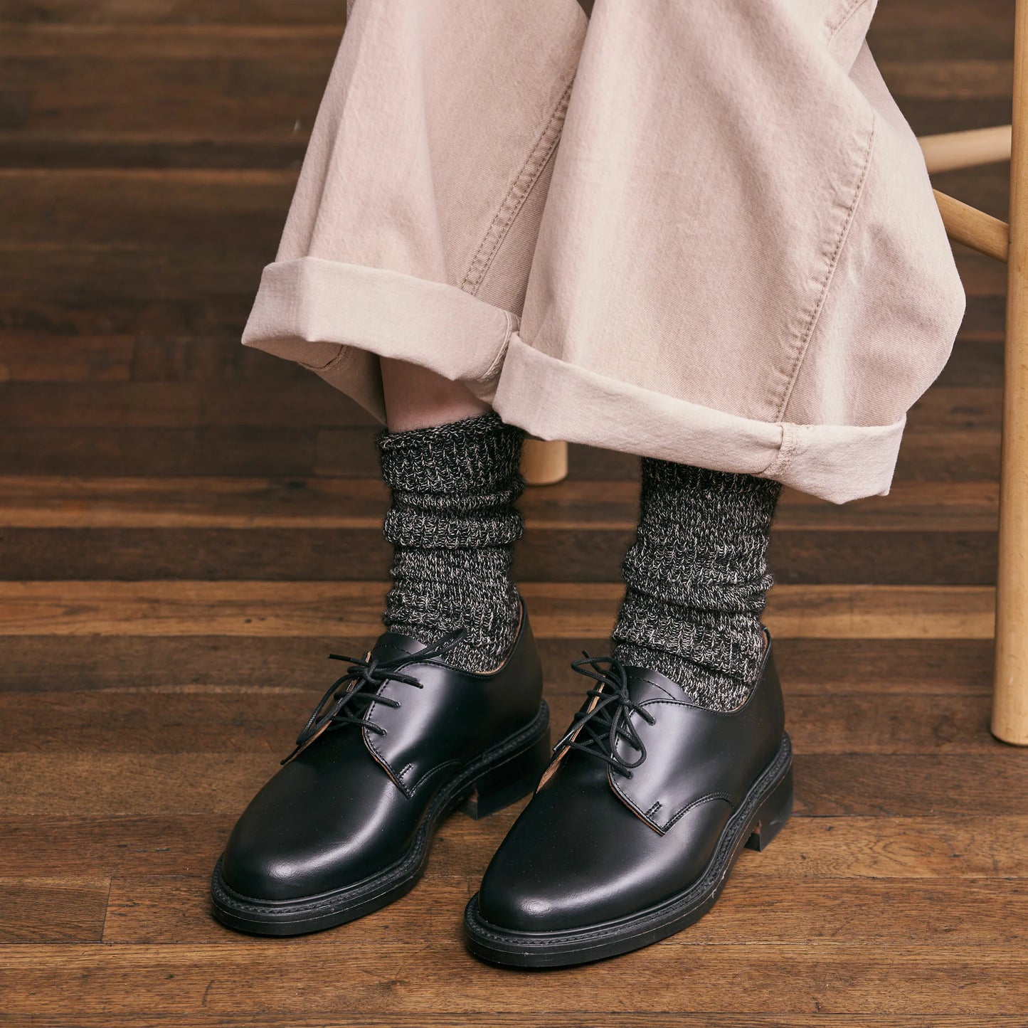 Yahae Alpaca Linen Ploot Socks Black Small | Yahae | Miss Arthur | Home Goods | Tasmania