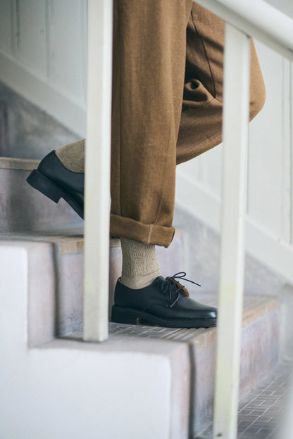 Yahae Organic Cotton Yak Knit Pattern Socks Green Small | Yahae | Miss Arthur | Home Goods | Tasmania