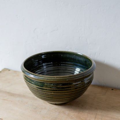 Zsolt Faludi Large Salad Bowl Green Glaze | Zsolt Faludi | Miss Arthur | Home Goods | Tasmania