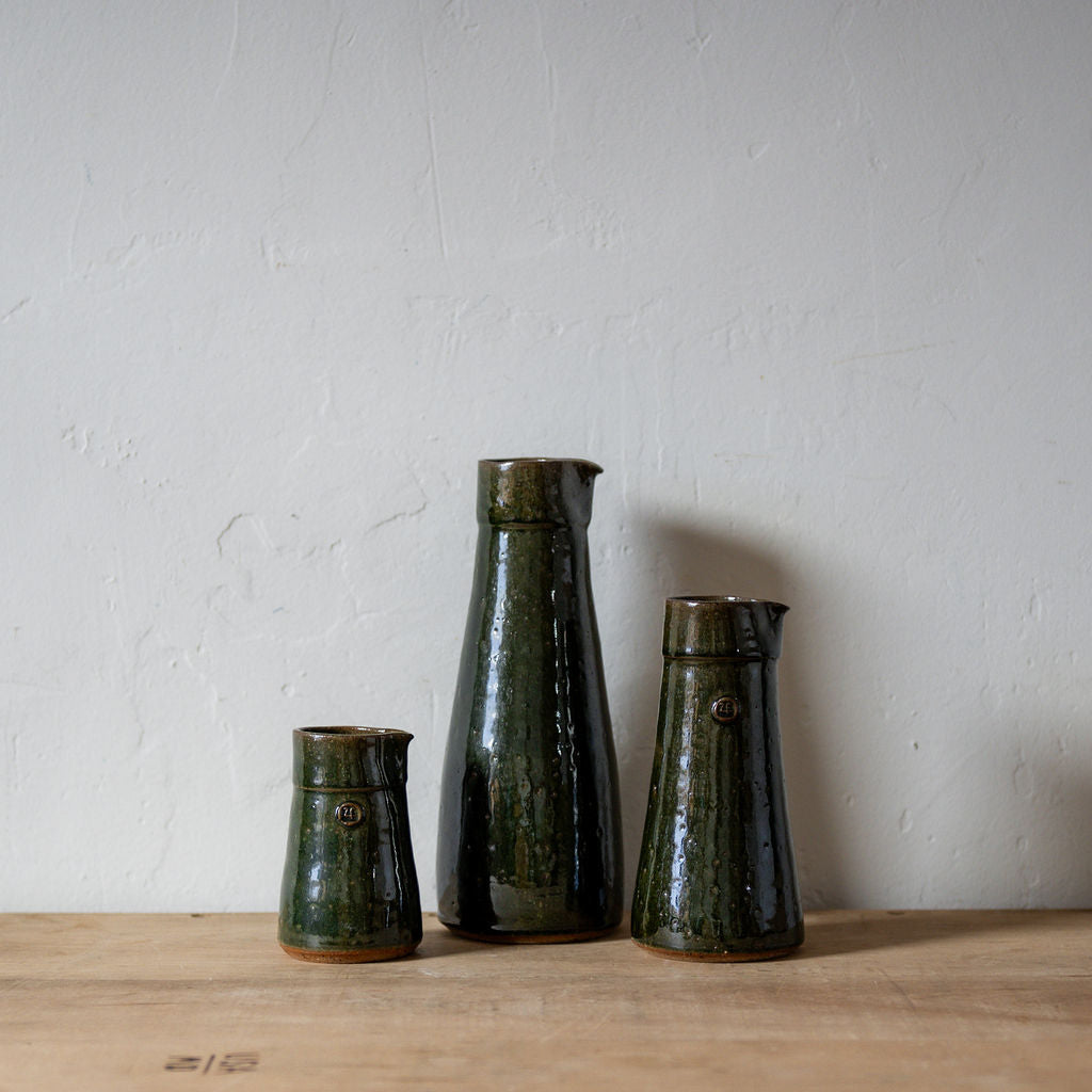 Zsolt Faludi Medium Jug Green Glaze | Zsolt Faludi | Miss Arthur | Home Goods | Tasmania