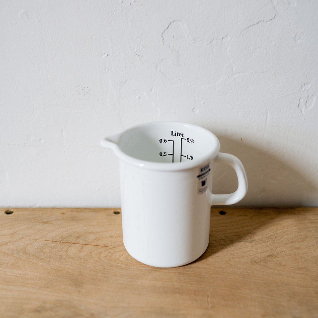 Riess Enamel Measuring Vessel White 0.5L | Riess | Miss Arthur | Home Goods | Tasmania