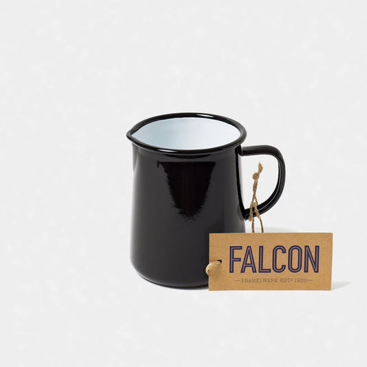 Falcon Enamelware Enamel 1 Pint Jug Coal Black | Falcon Enamelware | Miss Arthur | Home Goods | Tasmania