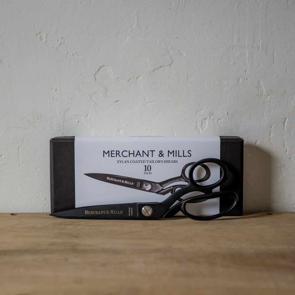 Merchant & Mills Matt Black 10" Tailor's Shears | Merchant & Mills | Miss Arthur | Home Goods | Tasmania