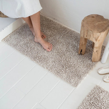 Libeco Calistoga Bath Rug  Oatmeal 50cm x 80cm | Libeco | Miss Arthur | Home Goods | Tasmania