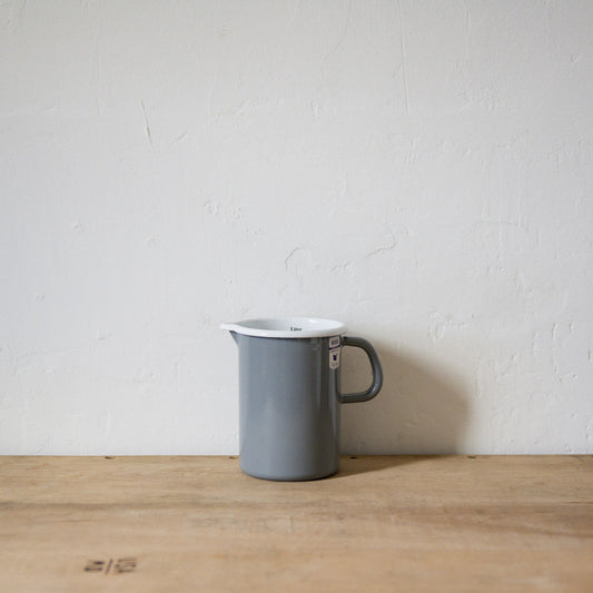 Riess Enamel Measuring Vessel Grey 1L | Riess | Miss Arthur | Home Goods | Tasmania