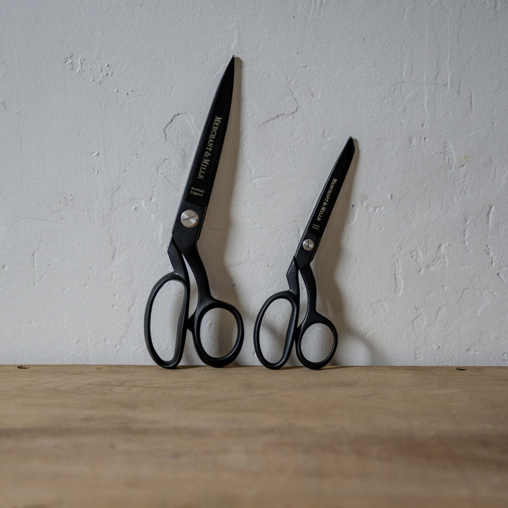 Matt Black 8" Tailor's Shears | Merchant & Mills | Miss Arthur | Home Goods | Tasmania