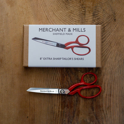 Merchant & Mills Red Sidebent 8" Tailor's Shears | Merchant & Mills | Miss Arthur | Home Goods | Tasmania