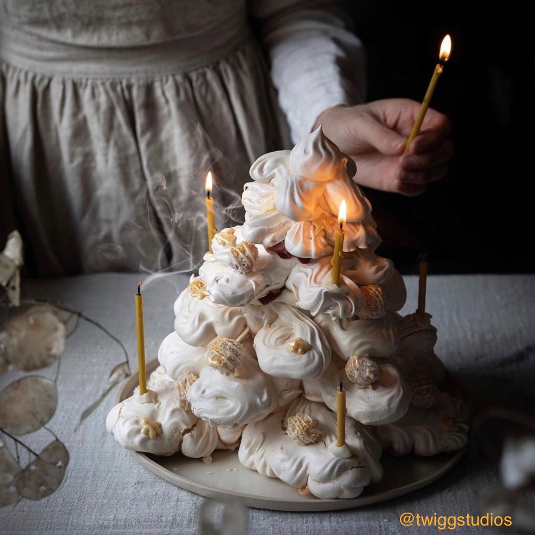 Beeswax Birthday Candle - Single | Queen B | Miss Arthur | Home Goods | Tasmania