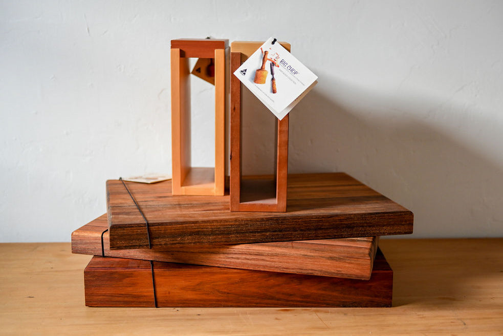 Chopping Board - Myrtle and Blackwood 4cm | The Big Chop | Miss Arthur | Home Goods | Tasmania
