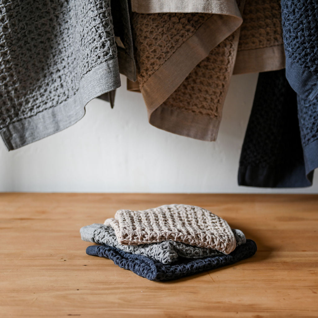 Kontex Brera Wash Cloth Grey | Kontex | Miss Arthur | Home Goods | Tasmania