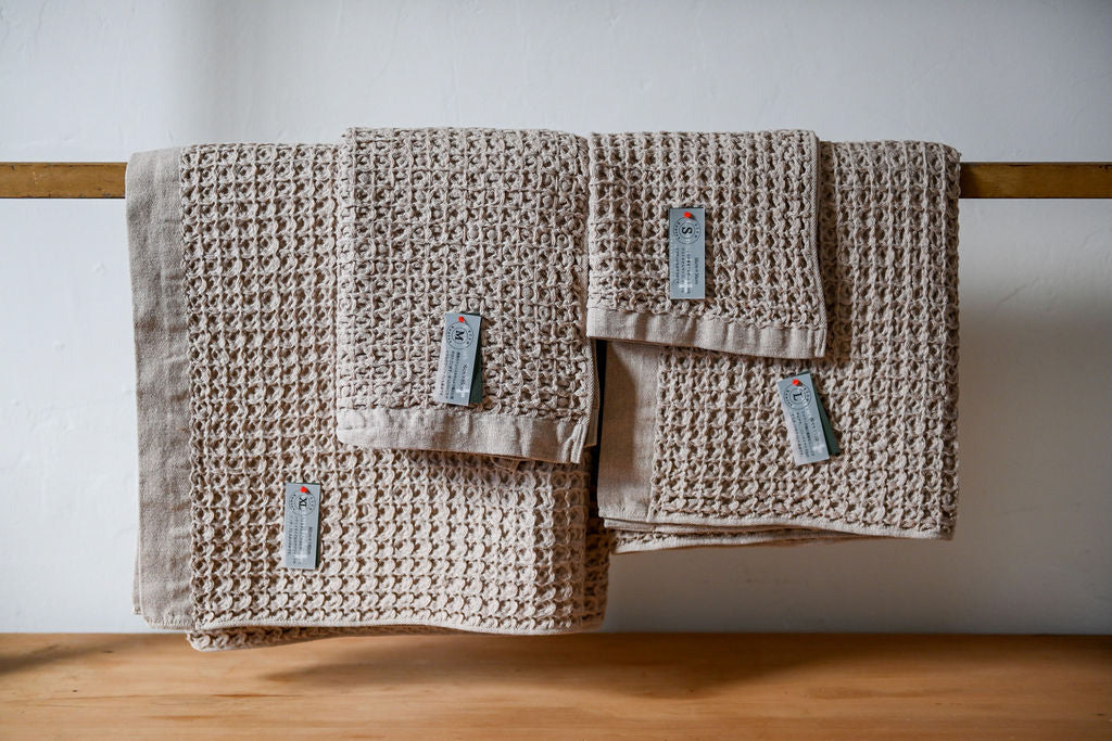 Kontex Brera Bath Sheet Beige | Kontex | Miss Arthur | Home Goods | Tasmania