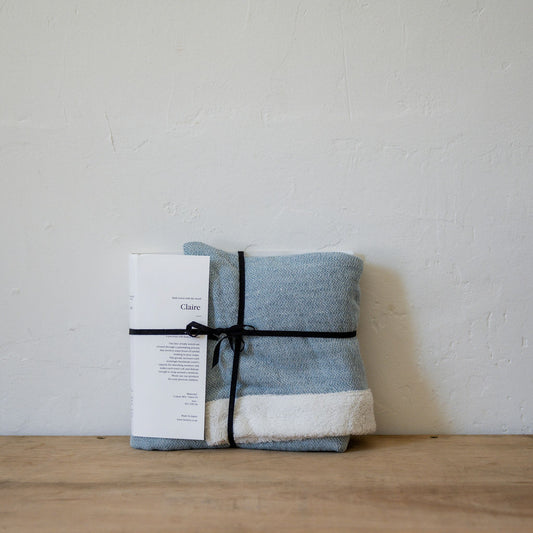 Kontex Claire Hooded Baby Towel Blue | Kontex | Miss Arthur | Home Goods | Tasmania